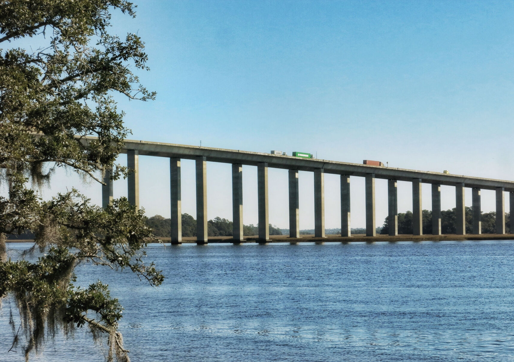 Ben Sawyer Bridge in Mount Pleasant